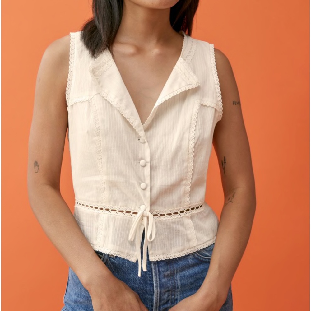 Reformation Sleeveless Mineau Top